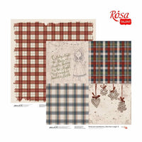Хартии за scrapbooking 30.48 x 30.48 cm New Years magic | различни мотиви - 3