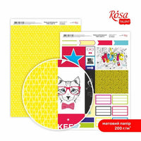 Хартии за scrapbooking Color Style A4 | различни мотиви - 8