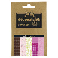 Хартија за декупаж CLAIREFONTAINE Decopatch 30 x 40 cm – колекции 6 – 20