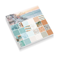 Хартија за scrapbooking 24 листови 30,5 x 30,5 - Морски мотив