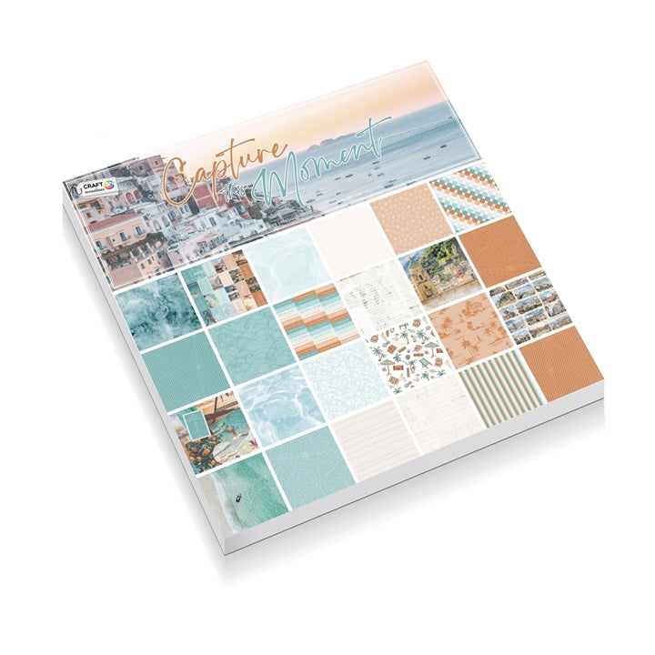 Хартија за scrapbooking 24 листови 30,5 x 30,5 - Морски мотив