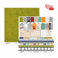 Хартија за scrapbooking 30.48 x 30.48 cm Make your journey | различни мотиви - 5