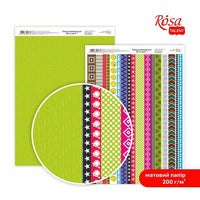Хартија за scrapbooking Be in color A4 | различни мотиви - 8