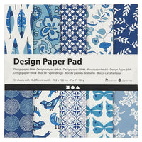 Хартија за scrapbooking blue  15.2 x 15.2 cm - 50 листови