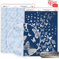 Хартија за scrapbooking Butterflies A4 | различни нијанси - 3