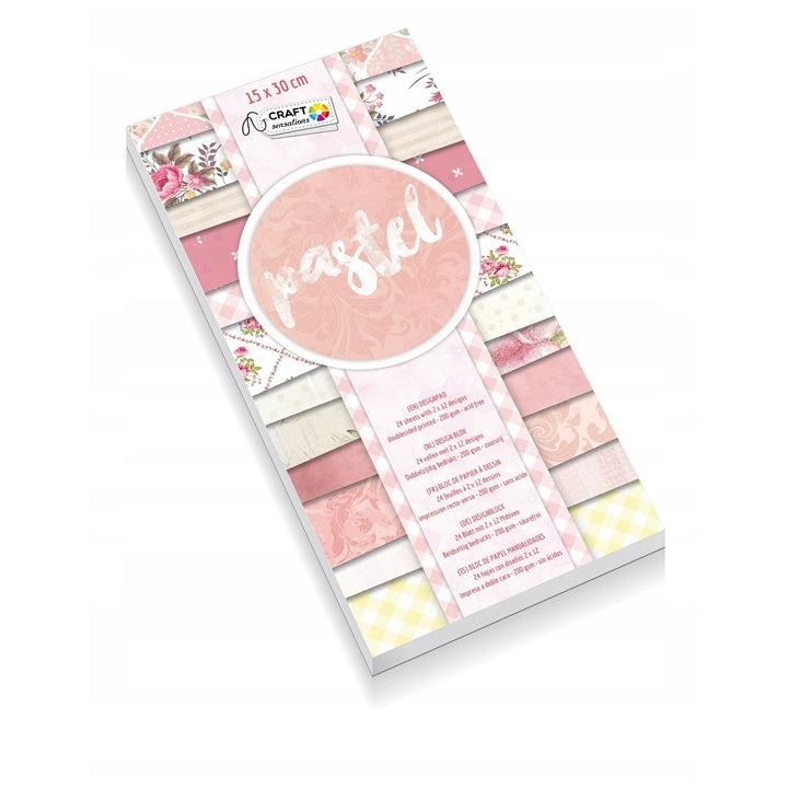 Хартија за scrapbooking Craft Sensations 15x30 cm - 24 листови - 1