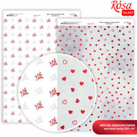 Хартија за scrapbooking Hearts A4 | разни нијанси - 4