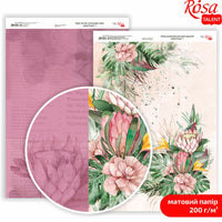 Хартија за scrapbooking King Protea A4 | различни мотиви - 9