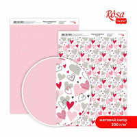 Хартија за scrapbooking Love A4 | различни мотиви - 6