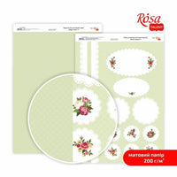 Хартија за scrapbooking Magic roses A4 | различни мотиви - 4
