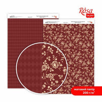 Хартија за scrapbooking Magic roses A4 | различни мотиви - 5