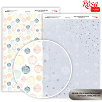 Хартија за сечење (scrapbooking) Drops A4 | различни нијанси - 1