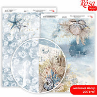 Хартија за сечење (scrapbooking) Ocean Dreams A4 | различни мотиви - 4