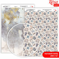 Хартија за сечење (scrapbooking) Ocean Dreams A4 | различни мотиви - 6