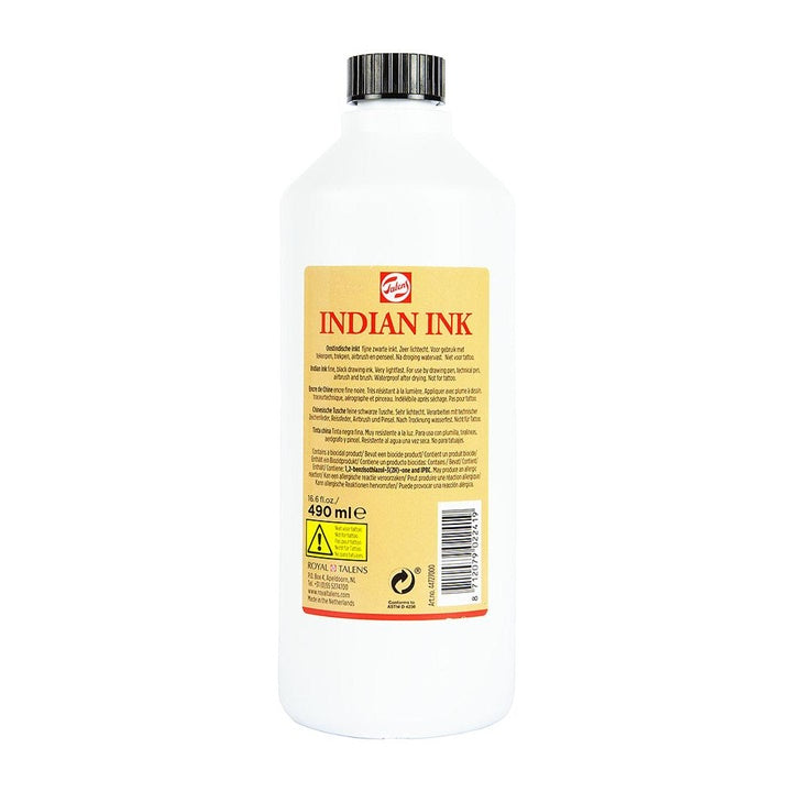 Индиско мастило црно Royal Talens - 490 ml