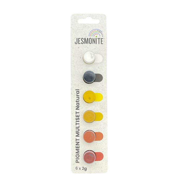 Jesmonite Pigment Set 6 x 2 g - Природен