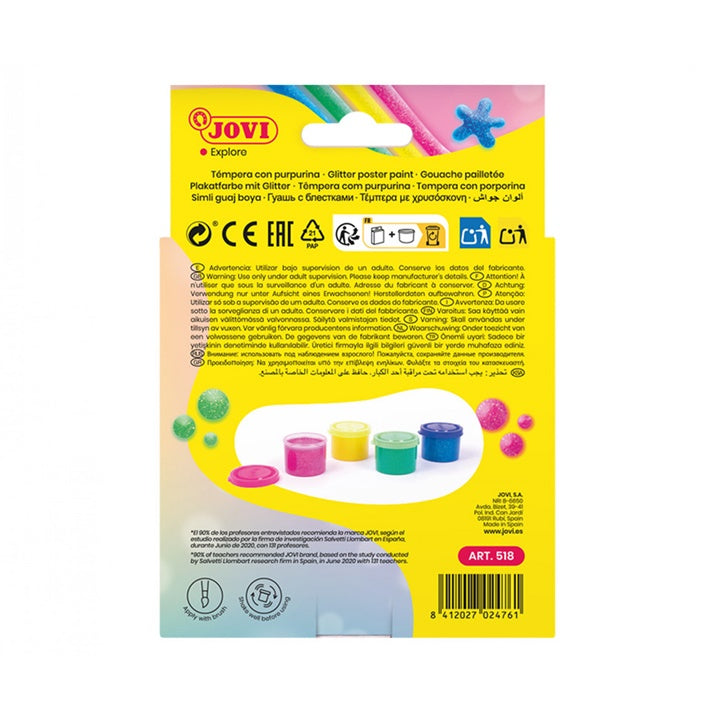 JOVI блескави темпера бои 4x35 ml - 4
