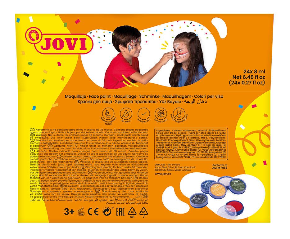 JOVI бои за лице во дисплеј 24 x 8 ml