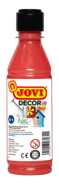 JOVI Jovidecor акрилна боја 250 ml – црвена