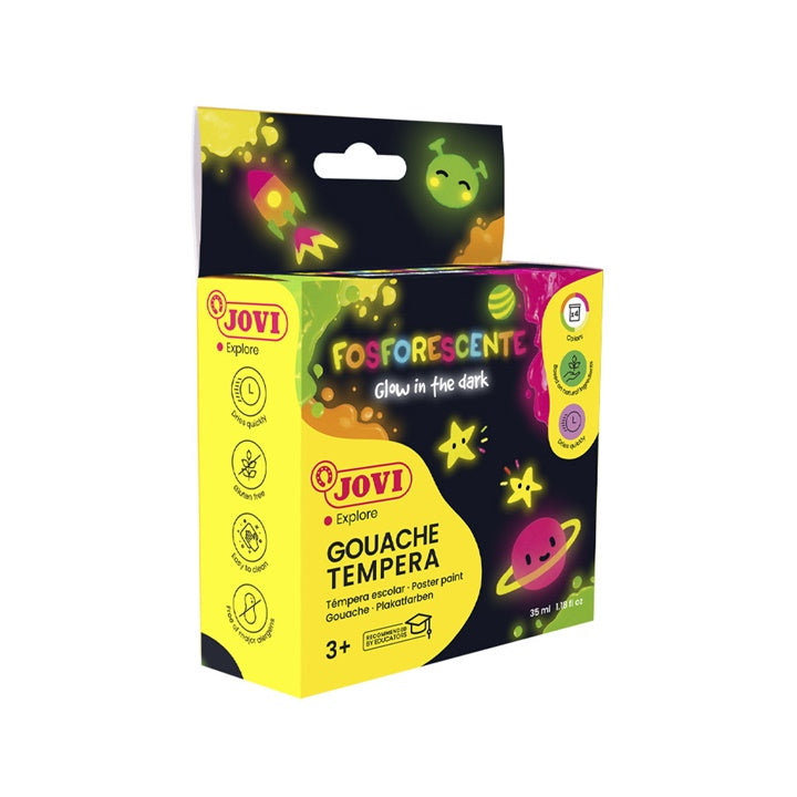 JOVI неонски темпера бои 4x35 ml - 1