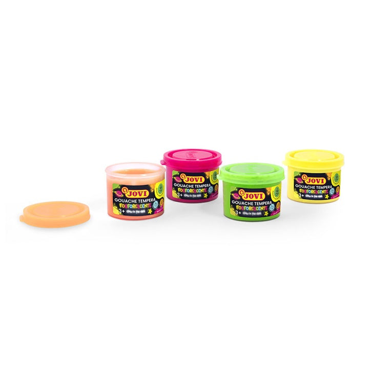 JOVI неонски темпера бои 4x35 ml - 3