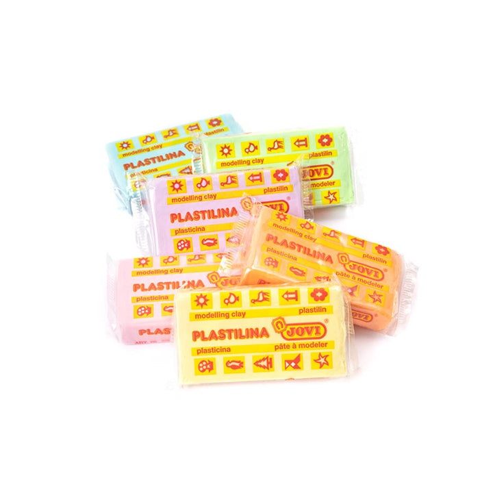 JOVI Пластилин пастелни нијанси 6 x 50 g - 1