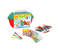 JOVI Play&Fun природен пластелин во куферче Christmas Adventure