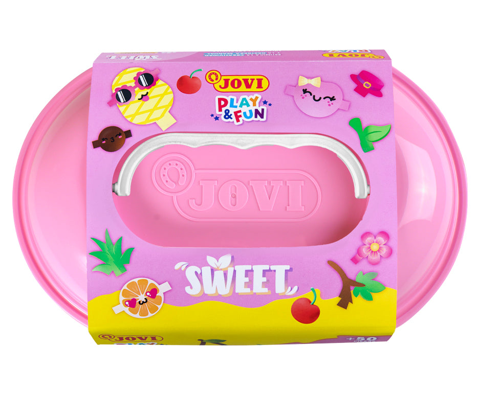 JOVI Play&Fun природен пластелин во куферче Sweet – 50 пар.