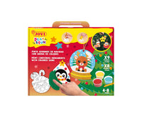 JOVI Play&Fun сет за сликање со песок Christmas Ornaments - 12 пар.