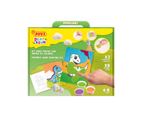 JOVI Play&Fun сет за сликање со песок 12 дел. Dinosaurs