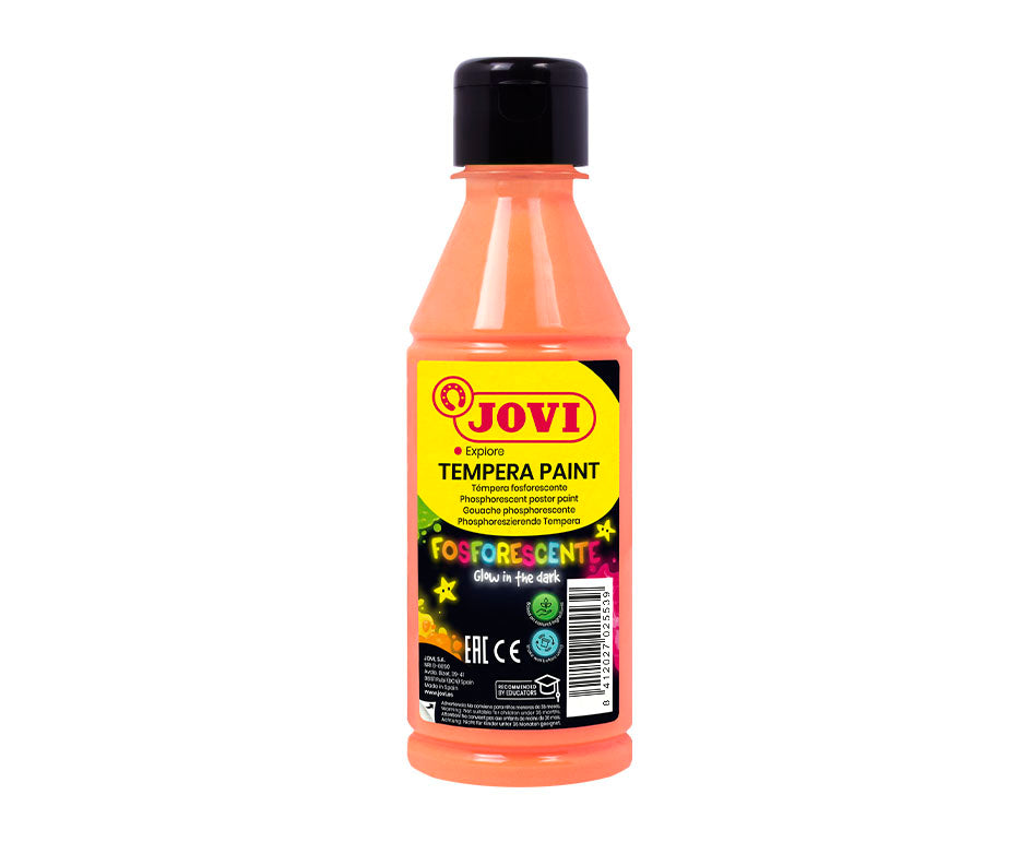 JOVI Premium неонска темперна боја 250 ml – портокалова