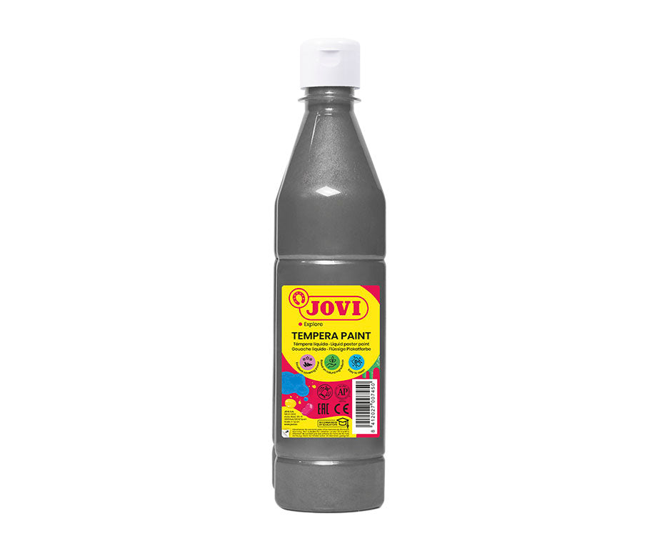 Метална темперна боја JOVI Premium 500 ml - сребрена