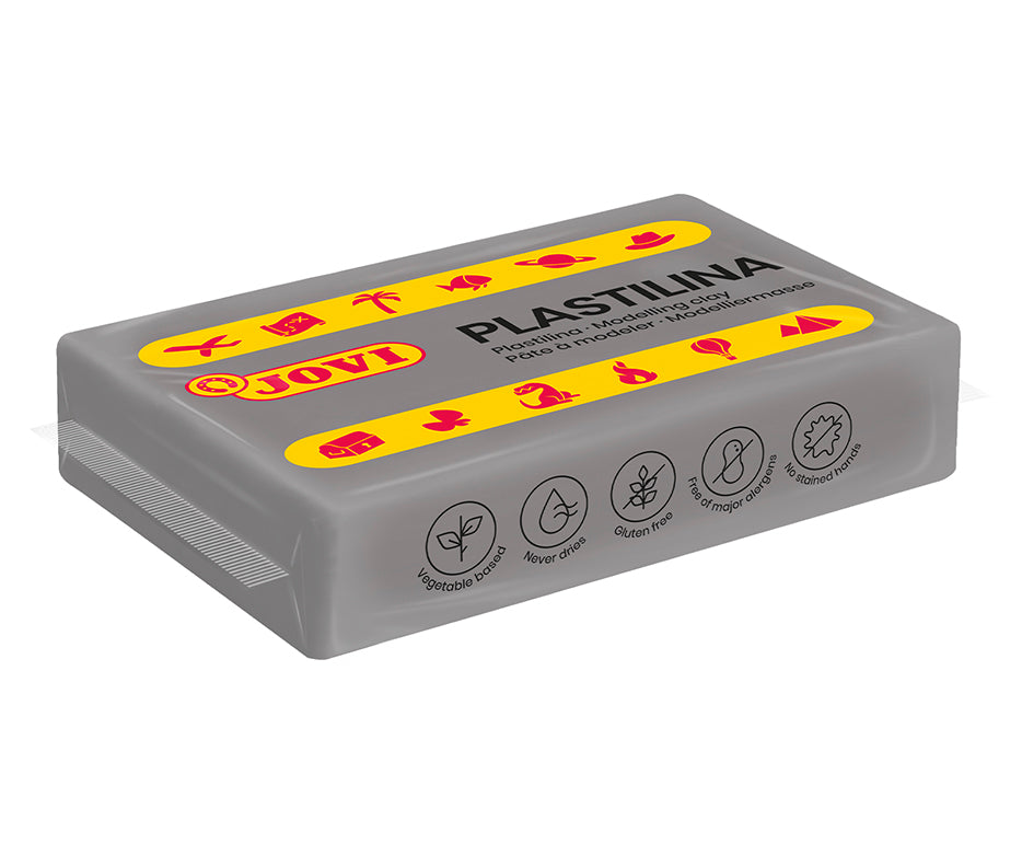 JOVI природен пластелин 50 g - сив