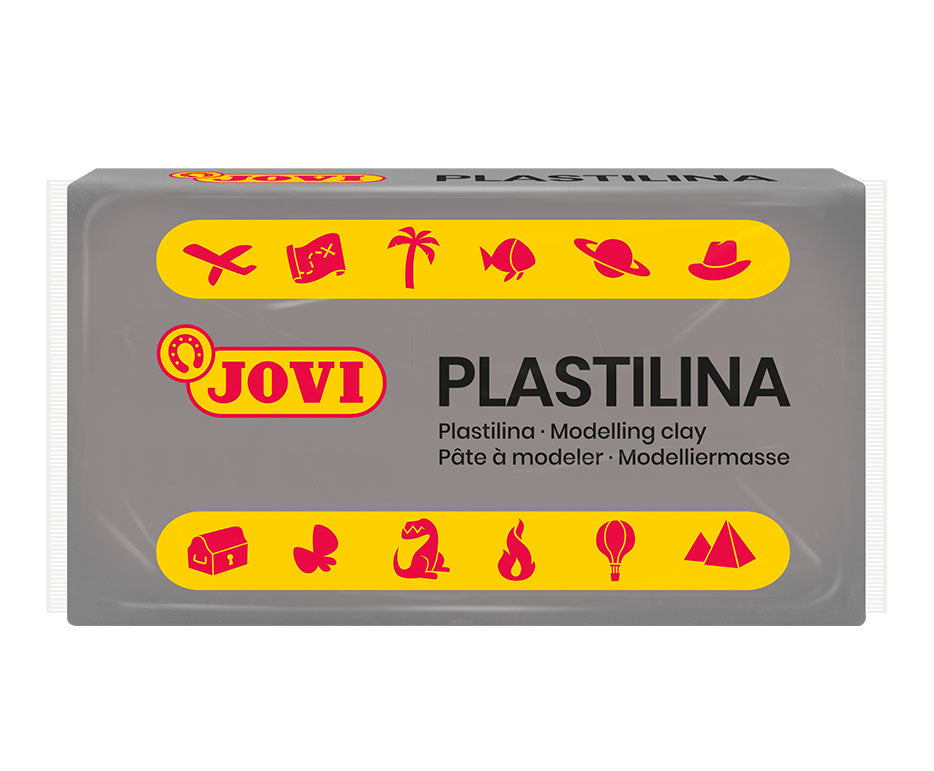 JOVI природен пластелин 50 g - сив