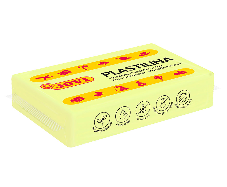 JOVI природна пластелин што свети во темница 18 x 50 g