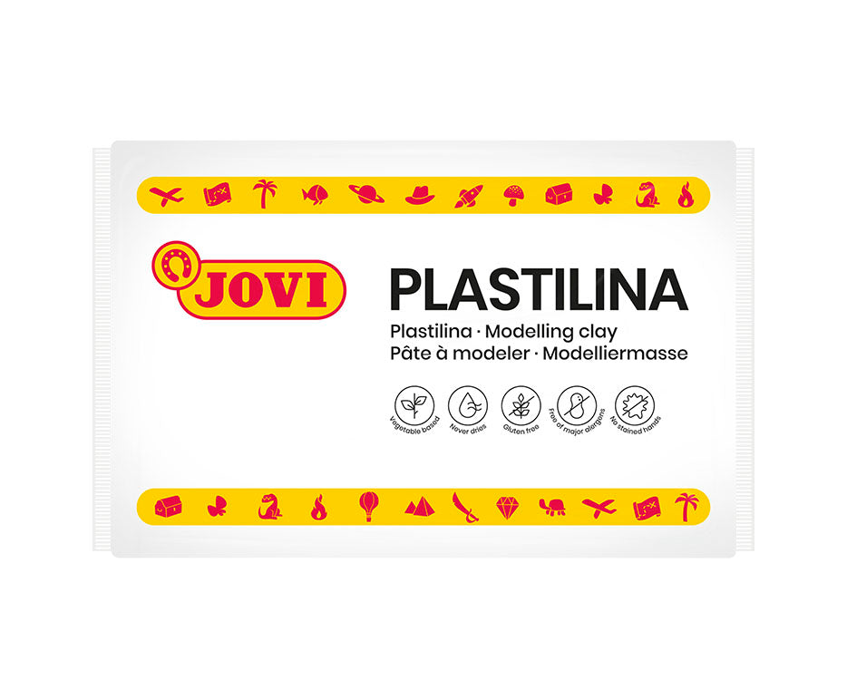 JOVI природна пластелин 350 g – бела