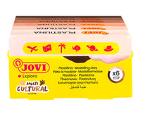 JOVI природна пластелин нијанси на кожа 6 x 50 g