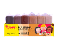 JOVI природна пластелин нијанси на кожа 6 x 50 g