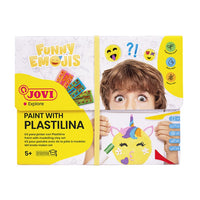 JOVI сет Funny Emojis - сликање со пластелин - 1