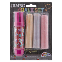 Jumbo креди за тротоар со држач 3 парчиња | различни нијанси - 4
