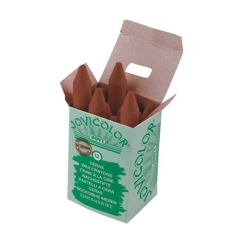 Jumbo восочна боичка JOVI Jovicolor 12 mm – разни нијанси – светлокафеава