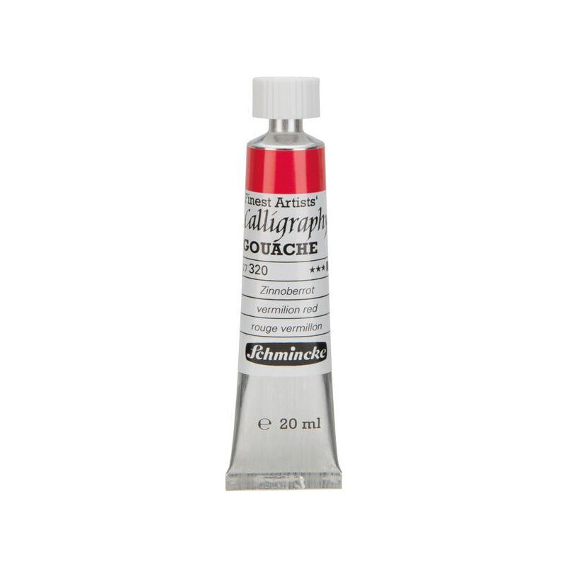 Калиграфски гваш Schmincke Calligraphy Gouache 20 ml – 320 Вермилион црвена