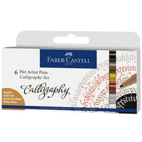 Калиграфски пенкала Faber-Castell Pitt - сет од 4 парчиња - 1