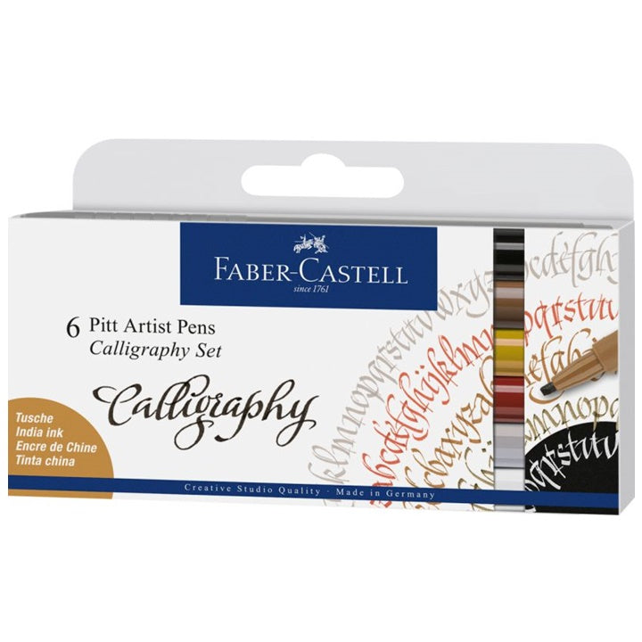 Калиграфски пенкала Faber-Castell Pitt - сет од 4 парчиња - 1