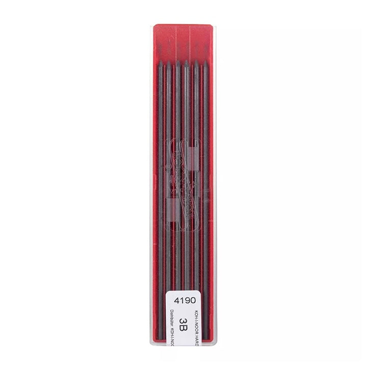 KOH-I-NOOR 2.5 mm 3B графитни моливи - сет од 6