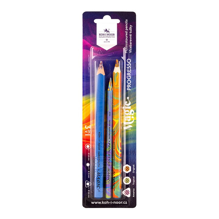KOH-I-NOOR MAGIC моливи во боја - сет од 3