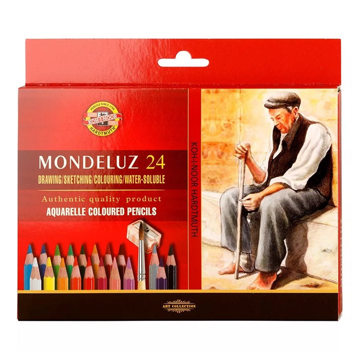 KOH-I-NOOR Mondeluz моливи за акварел / 24 парчиња