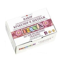 Комплет декоративни бои Decola Crackle / 6 парчиња