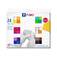 Комплет FIMO Soft Polymer Clay Basic Colors 24x25g