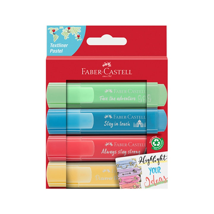 Комплет хајлајтер FABER CASTELL 4 парчиња